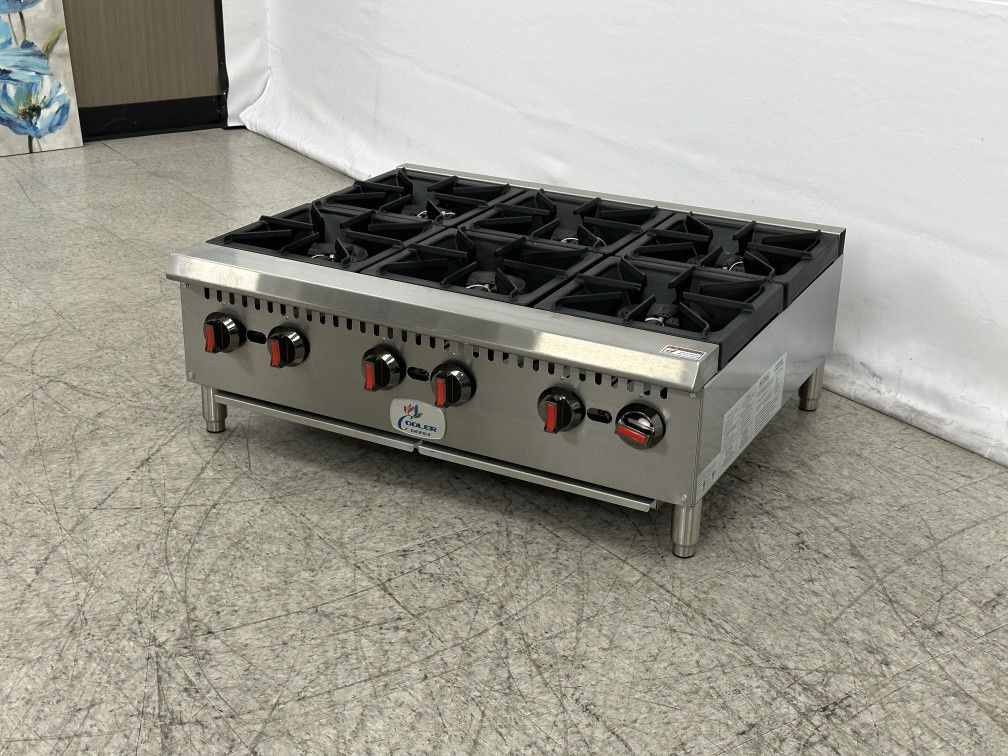 NSF 36ins Six burner hotplate CD-HP36-6