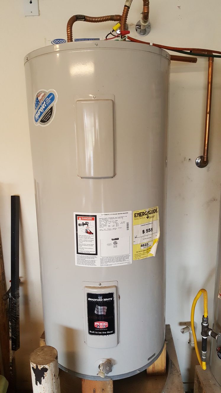 40 gallon electric water heater dual element.