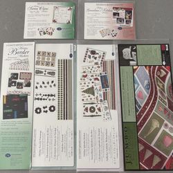 6 Christmas and Holiday themed creative memories sticker packs - NEW