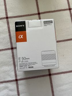 Sony E 50mm F1.8 oss
