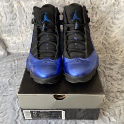Men’s Air Jordan 6 Rings Size 10.5 Black / Varsity Royal Blue