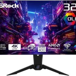 ASRock PGO32UFS WOLED | 32” | DUAL DISPLAY 4K 240HZ & FHD 480HZ |