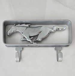 Ford Mustang logo wall hanger display