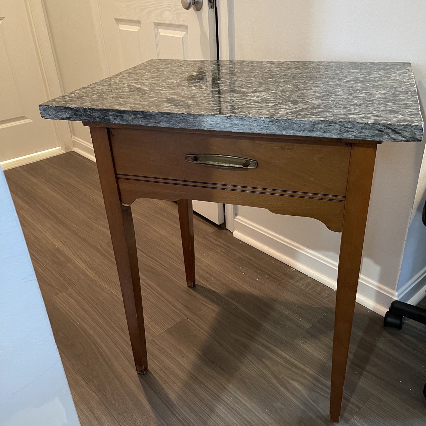 Granite Top Accent Table