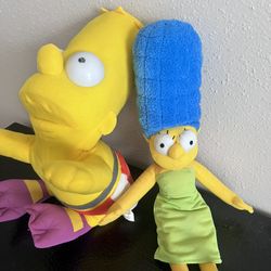 Marg & Bart SIMPSON STUFFIES 