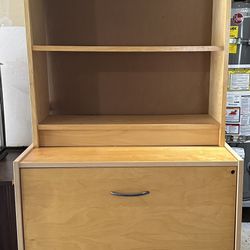 Book Case & 2 Double Hanging File Drawers