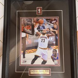 Lebron James Framed Finals Photo