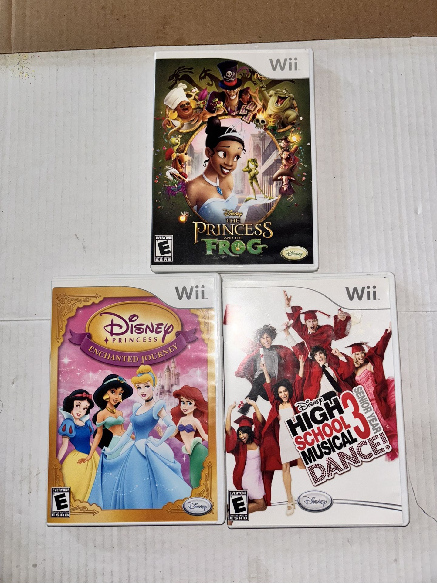 3 Nintendo Wii Games