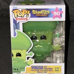 Funko Pop SpongeBob As The Flying Dutchman Glow In The Dark Vinyl Figure New in Box