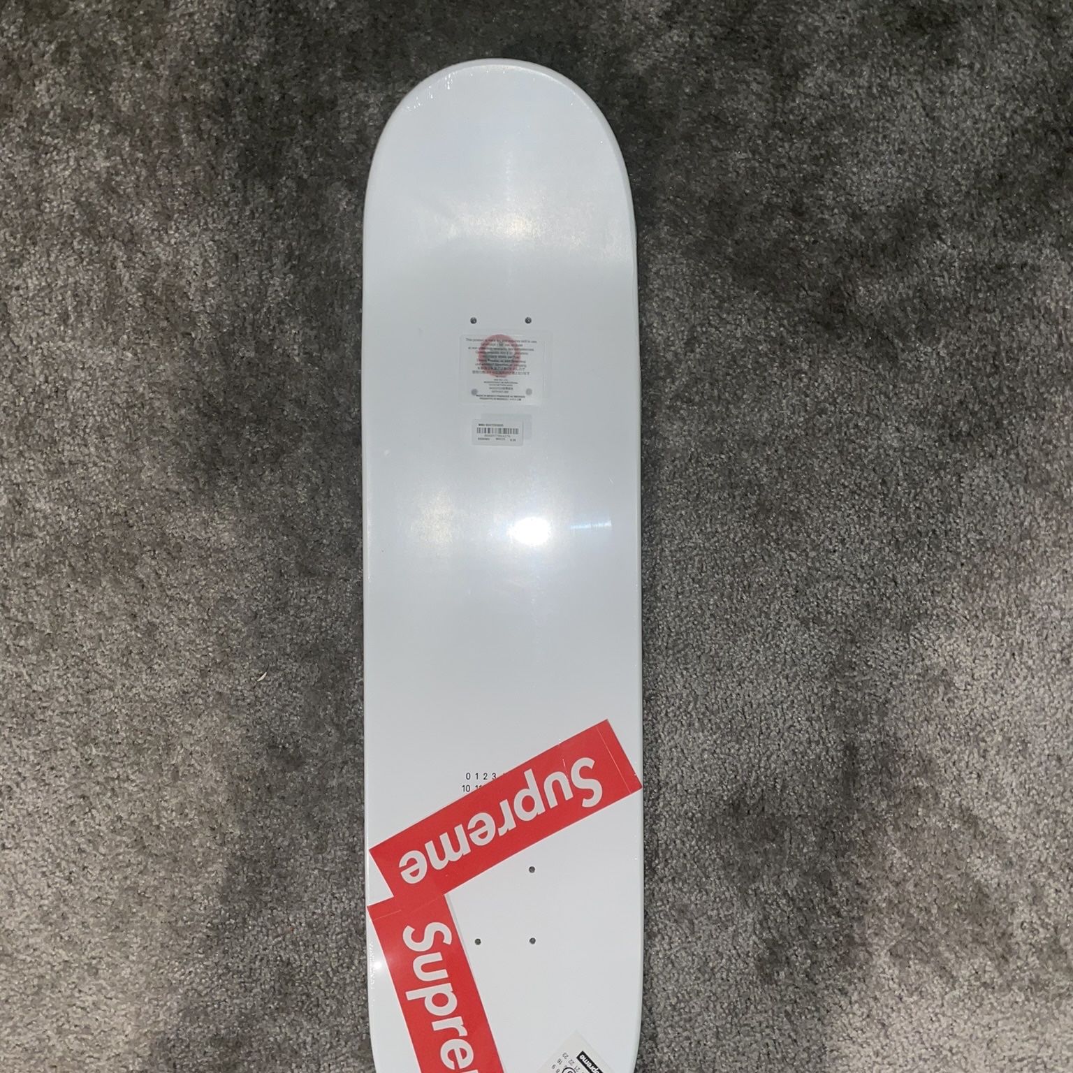 Supreme Maison Margiela MM6 Skate Deck 8.25” Scratch Off for Sale 
