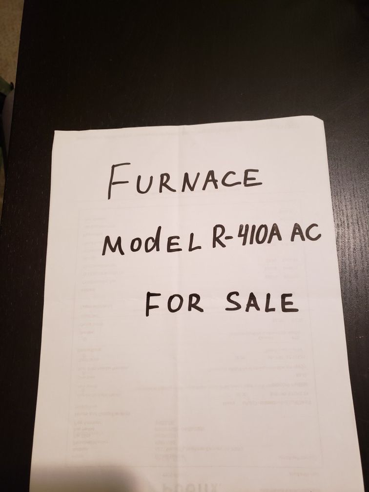 Furnace R 410A AC