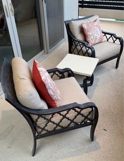 3-Piece Outdoor Patio Conversation Set