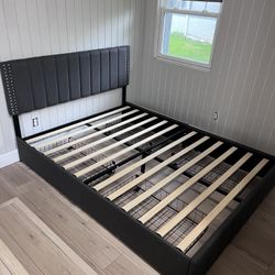 Queen Bed Frame With Drawers 