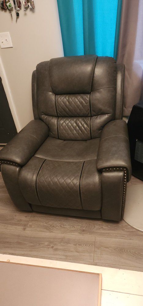 Leather Sofa Power Recliners