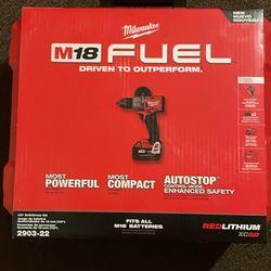 Milwaukee M 18 drill driver hammer drill Fuel