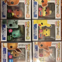 2020 Flocked Pokémon Funkos