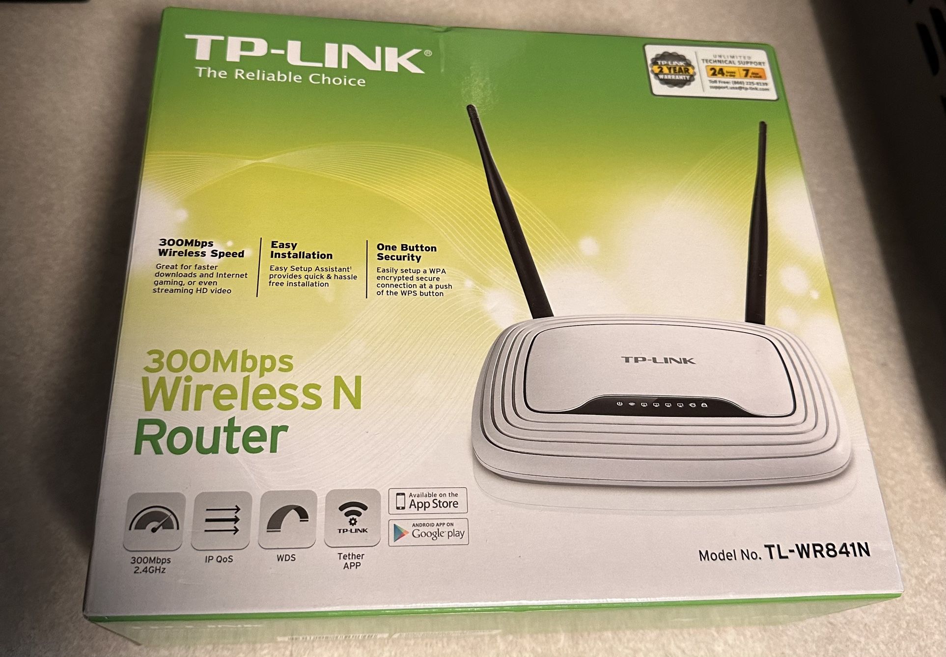 TP-LINK Model No TL-WR841N