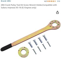 ARU Crank Pulley Tool Kit Screw Wrench Holder,Compatible with Subaru Imprezas 93-18 (EJ Engines only)