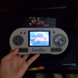 Hyperkin SNES Super Nintendo SupaBoy Portable Pocket System Only Works Perfect