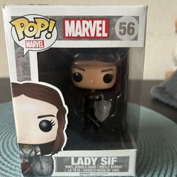 VAULTED Lady Sif Funko Pop #56 Bobblehead Marvel Thor MCU Movies Comics Books