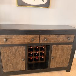 Accent Cabinet With Wine Rack 