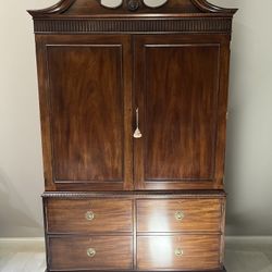 Henredon Solid Wood Entertainment Center