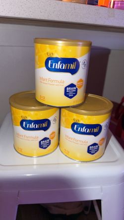 Enfamil Infant Formula Powder Cans – Lot of 3