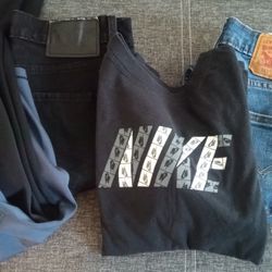 Boys jeans with  a top 2 Sets average size 14-16 