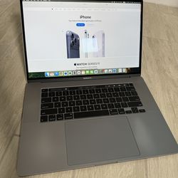 MacBook Pro 16 inch Core i9 32GB RAM 1TB SSD Space Gray