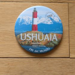 Ushuaia Argentina Fridge Magnet Canal Beagle, Fin Del Mundo 3" D. Antarctica USH