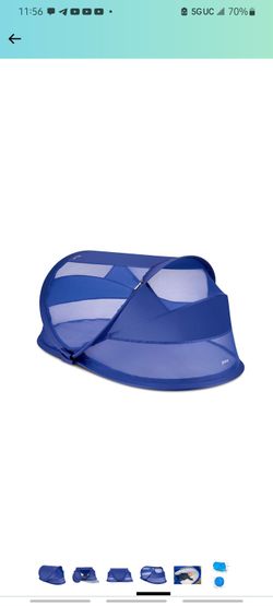 Joovy Gloo Childrens Indoor and Outdoor Travel Tent, Portable Baby Tent with Sun Protection, Large Size, Blithe