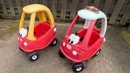 Kids riding cars