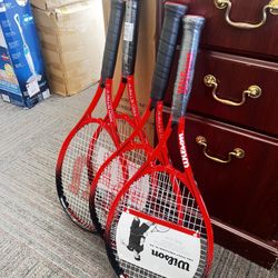 Pro Staff Precision XL Tennis Racket - Red (Adult), New