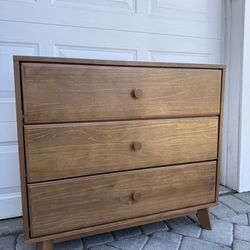 Mid century modern wooden dresser