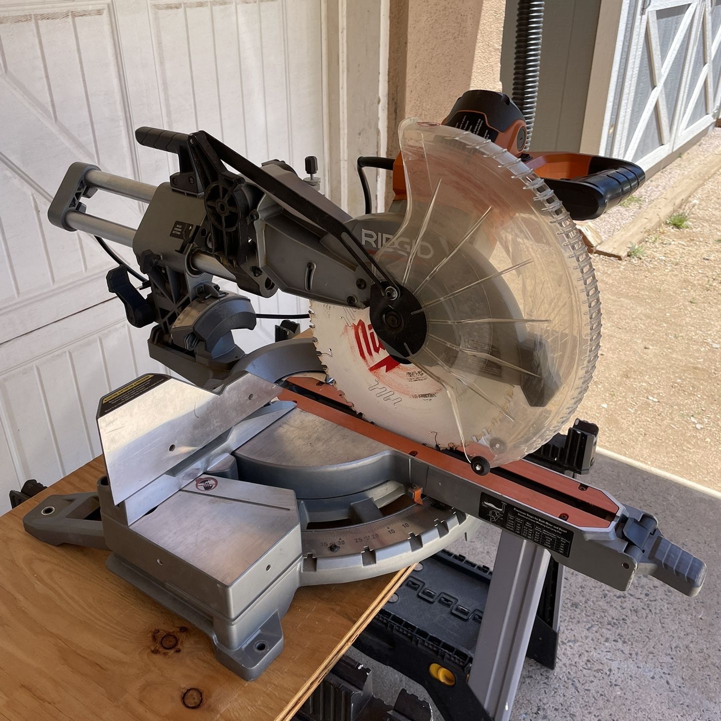 Ridgid miter astringent saw dust bag