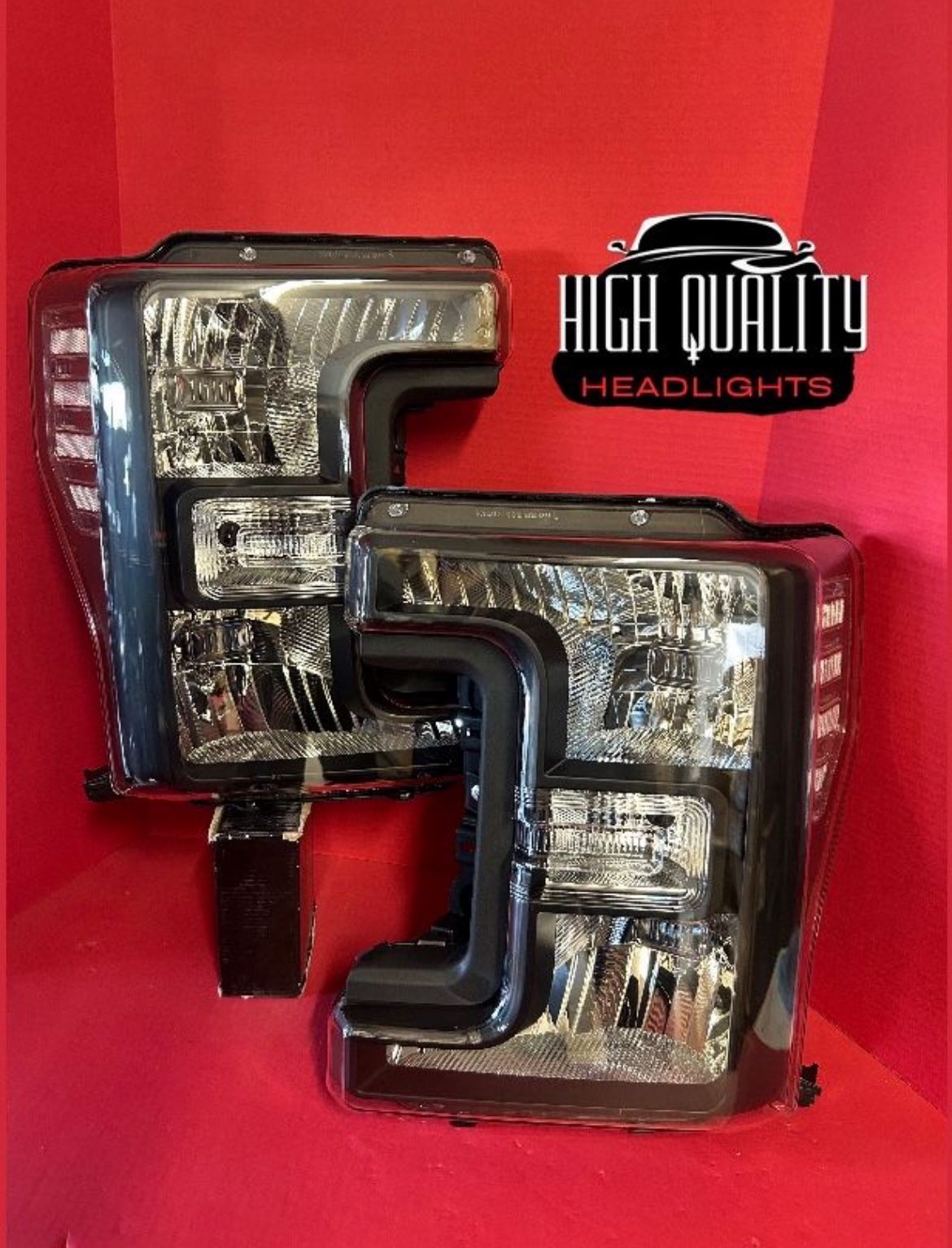 Ford F250 2017. 2019 headlights.