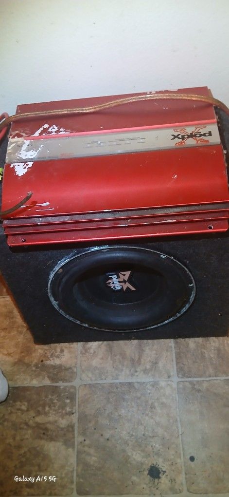 1200w XPLODE Amp An 10in Rockford Fosgate Sub 