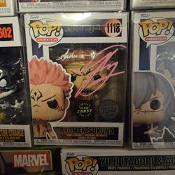 Sukuno Funko Pop Signed by Ray Chase