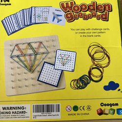 Wooden Geoboard - Travel Games