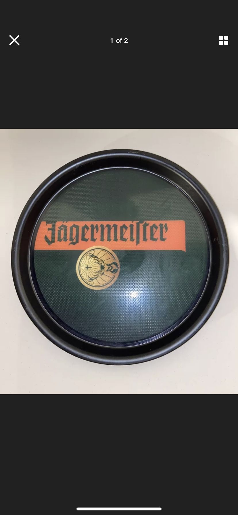 Jagermeister Serving Tray - Rubber Finish