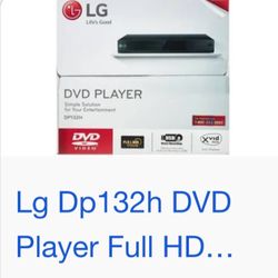 LG DVD PLAYER NEW