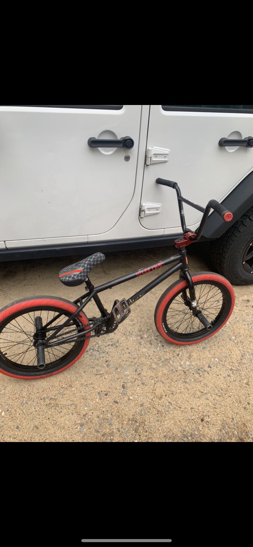 Custom BMX bike (black/red)