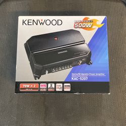 Kenwood 2 Channel Amplifier 500 Watts Max