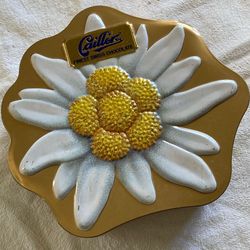 Vintage Tin-Edelweiss Design 