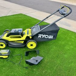 Ryobi 20” Electric Push Lawnmower 40V