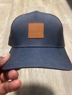 Genuine Subaru Trucker Snapback Hat – Navy with Leather Patch Logo – NWOTShow off your brand loyalty with this official Subaru gear snapback hat.Condi