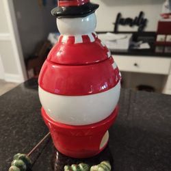 Snowman Fondue Set 