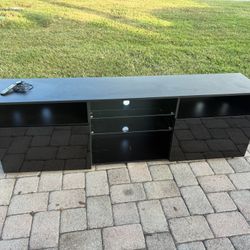 TV Stand, with light and remote control… Delivery Extra