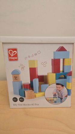Hape My First Blocks 80-Piece Set