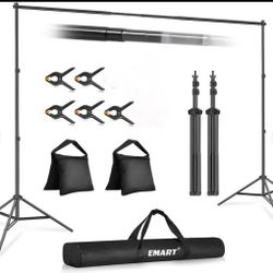 Backdrop Stand - Black, 10'x7'